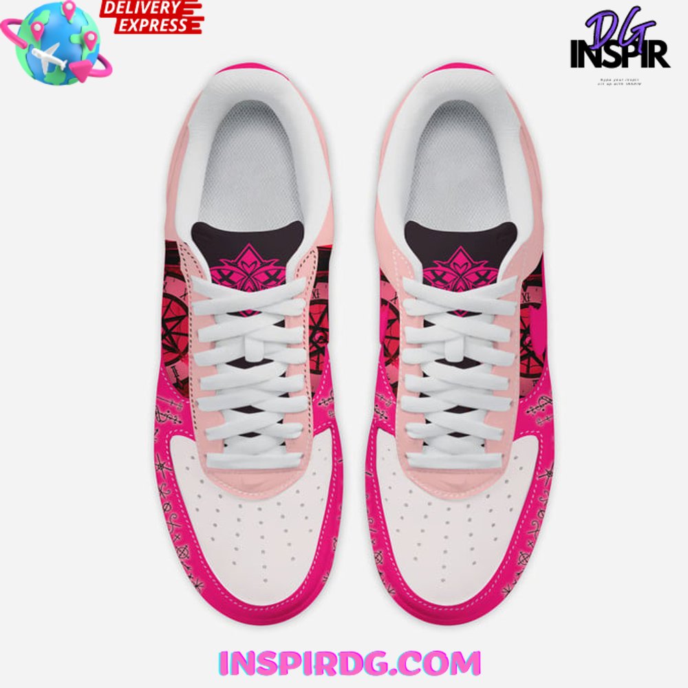 Ideafootwear Hazbin Hotel Air Low-Top Sneakers Shoes For Men And Women 1