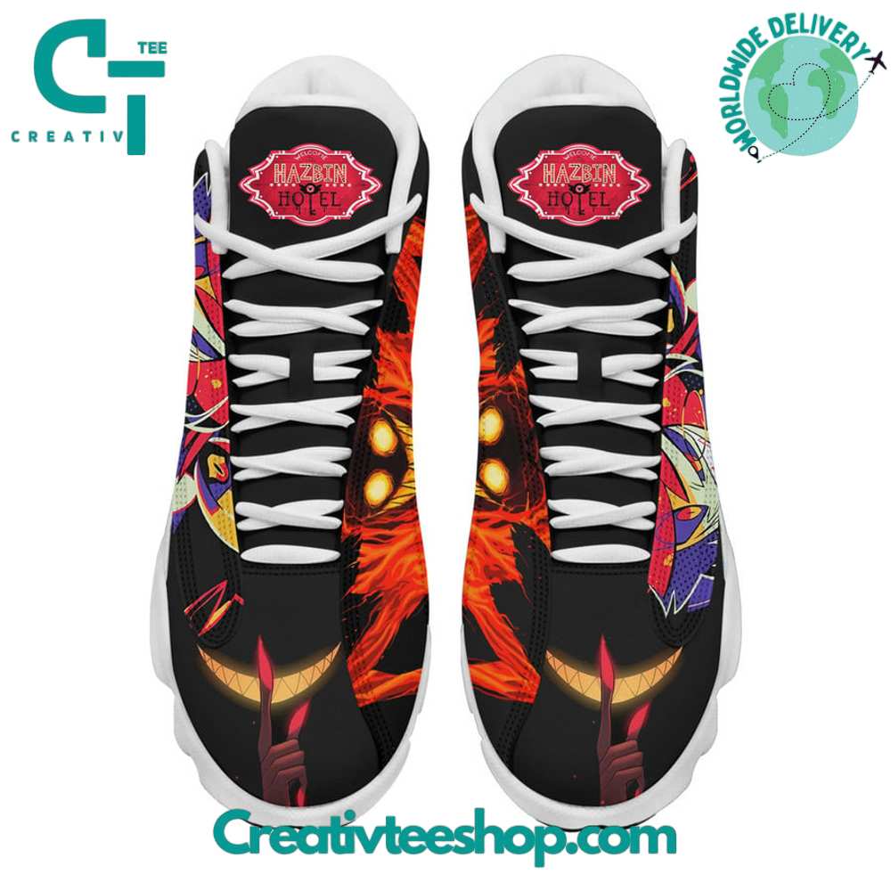 Ideafootwear Hazbin Hotel Alastor AJ13 Sneakers Shoes For Men And Women 1