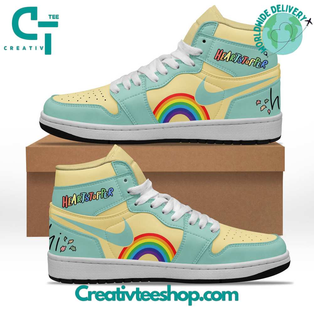 Ideafootwear Heartstopper AJ1 High Sneakers Shoes For Men And Women 3