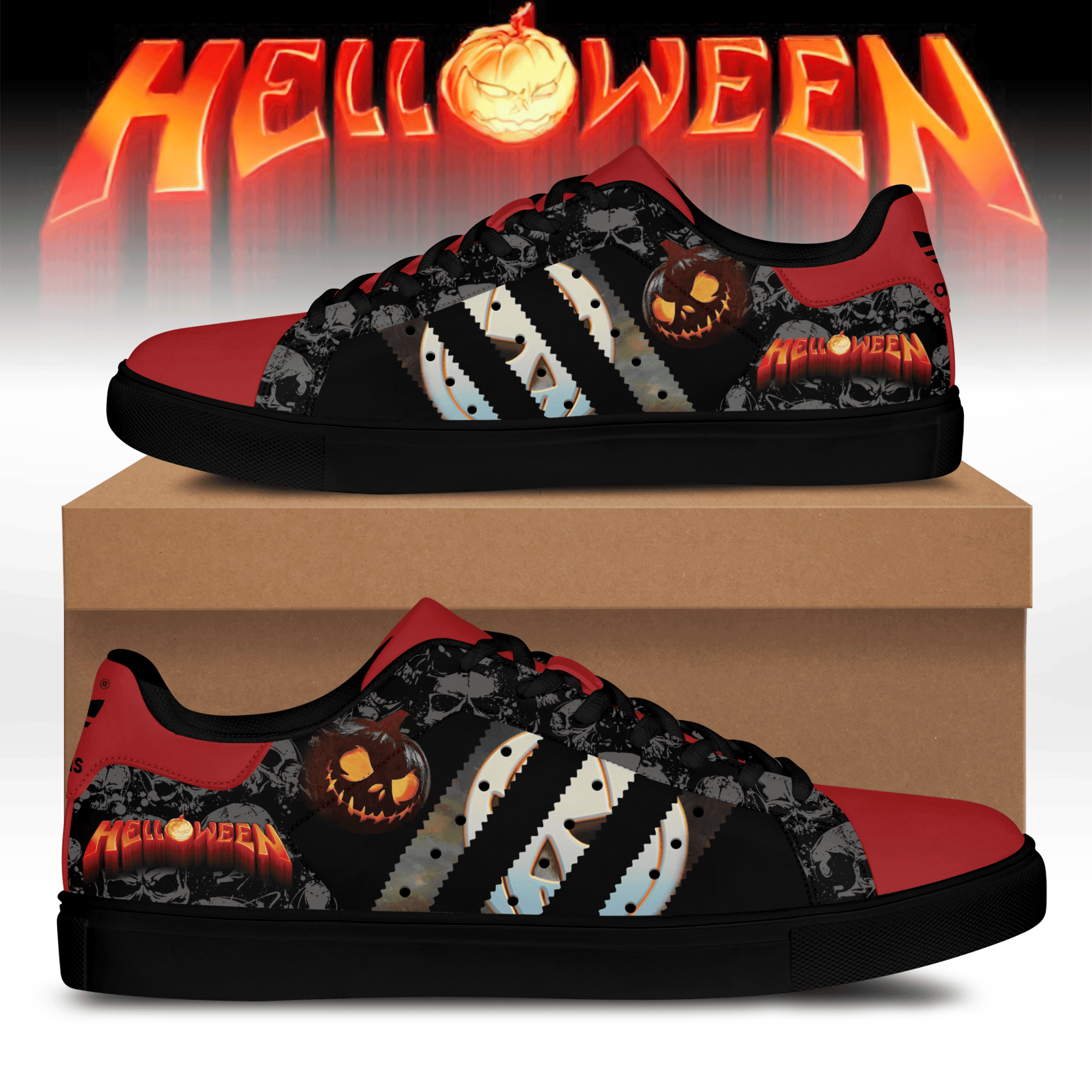 Ideafootwear Helloween Skate Stan Shoes Sneakes For Men And Women 1