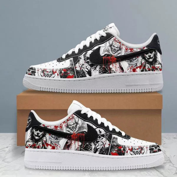 Ideafootwear Horror Air Low-Top Sneakers Shoes For Men And Women 1