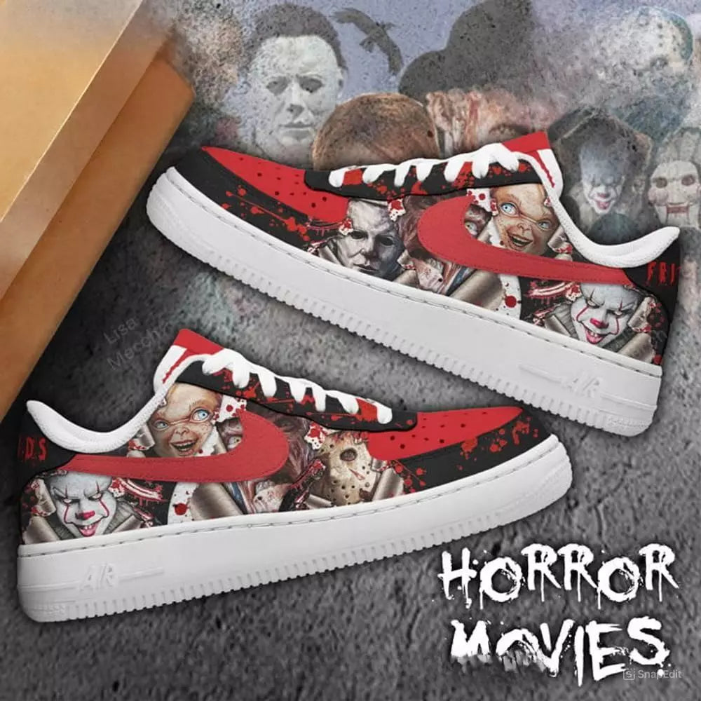 Ideafootwear Horror Air Low-Top Sneakers Shoes For Men And Women 3