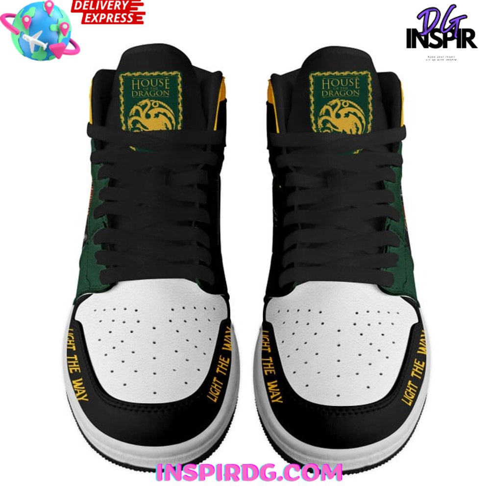Ideafootwear House Of The Dragon Team Green AJ1 High Sneakers Shoes For Men And Women 1