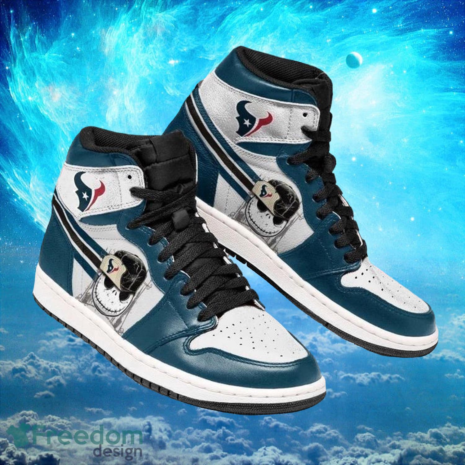 Ideafootwear Houston Texans AJ1 High Sneakers Shoes For Men And Women 13
