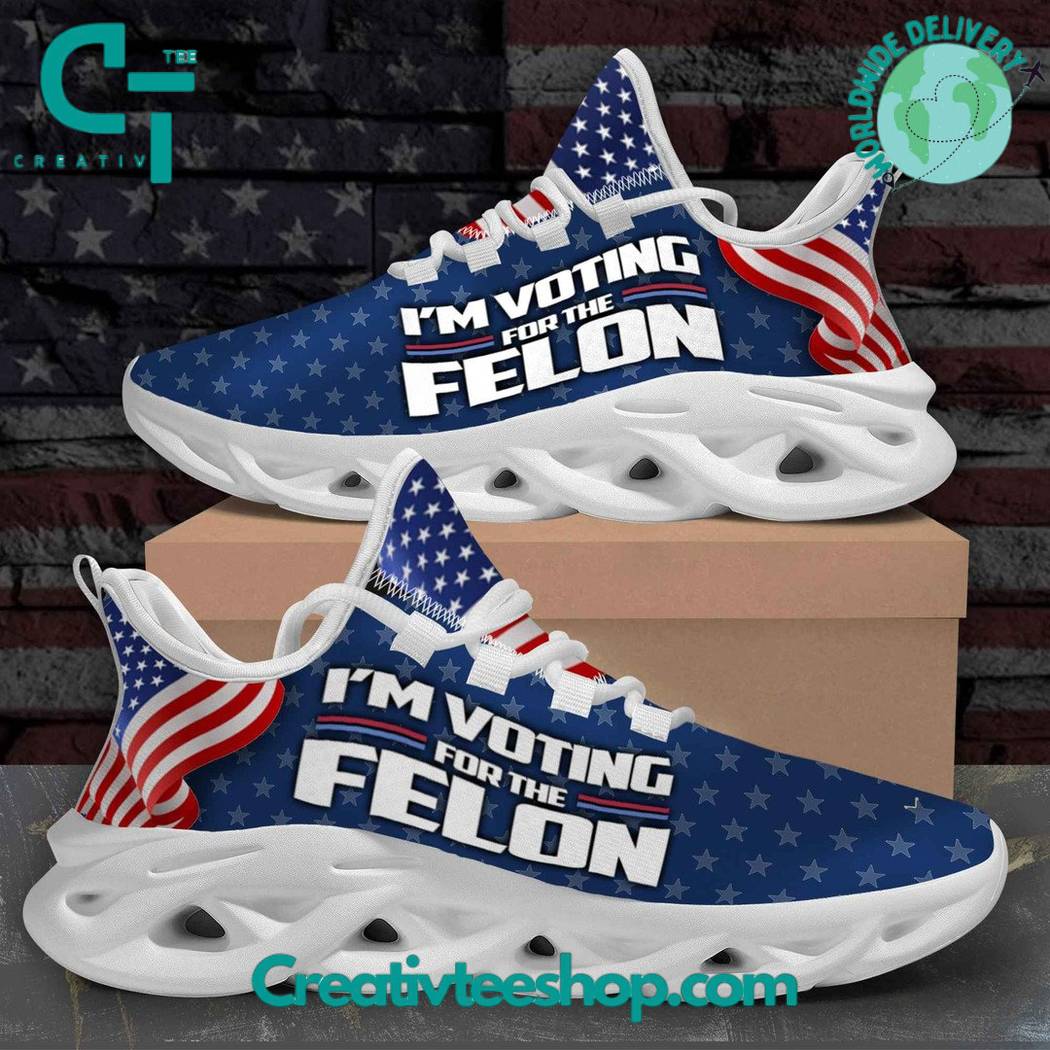 Ideafootwear Im voting for the Convicted Felon Max Soul Shoes Sneakers For Men And Women 1