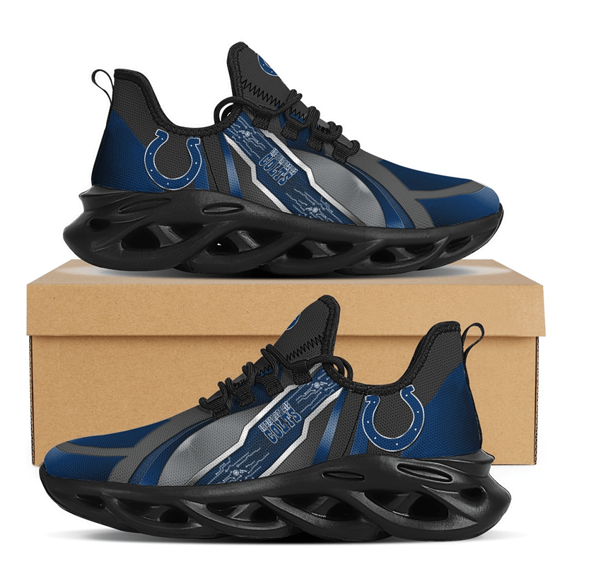 Ideafootwear Indianapolis Colts Max Soul Shoes Sneakers For Men And Women 8