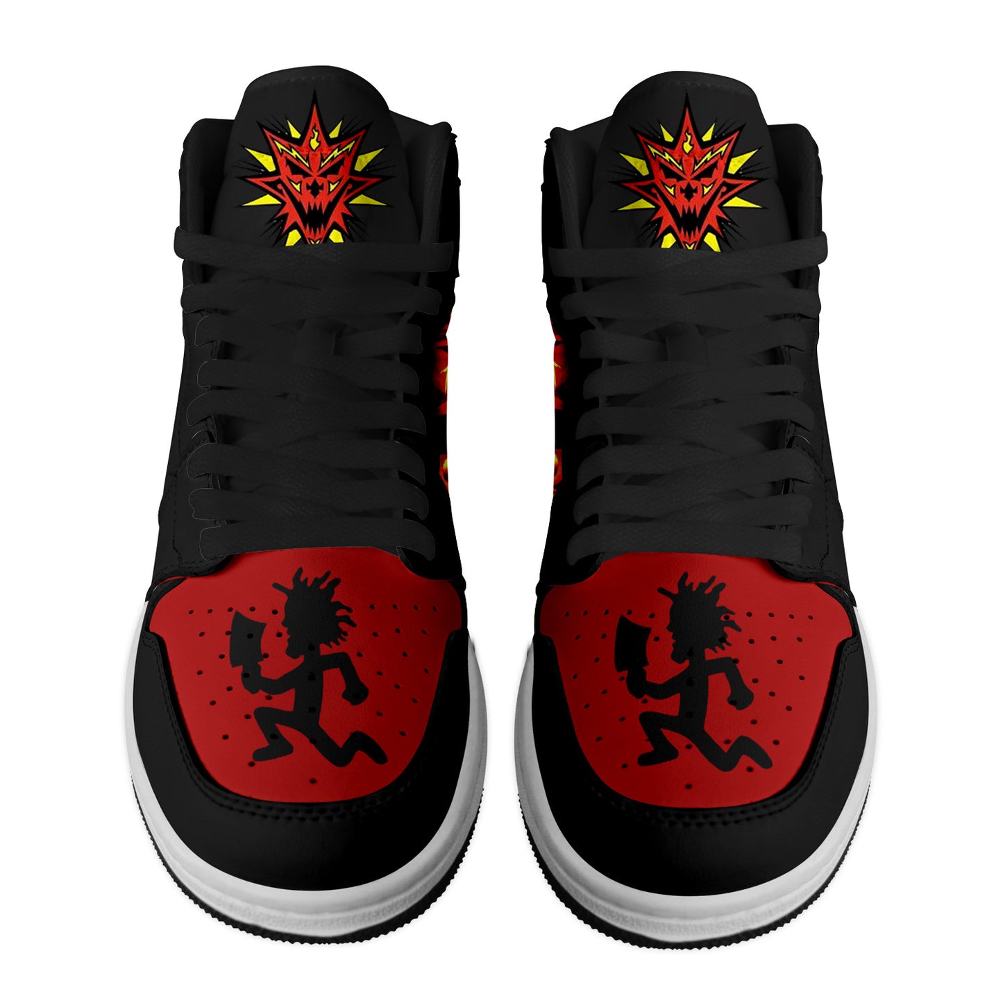Ideafootwear Insane Clown Posse AJ1 High Sneakers Shoes For Men And Women 2