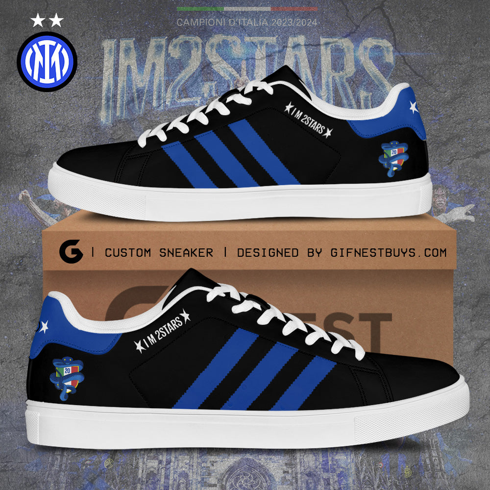 Ideafootwear Inter Milan FC Skate Stan Shoes Sneakes For Men And Women 3