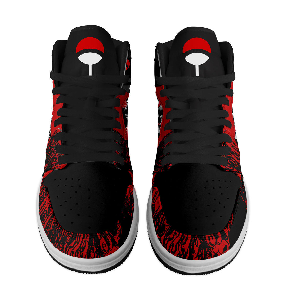 Ideafootwear Itachi Uchiha AJ1 High Sneakers Shoes For Men And Women 2