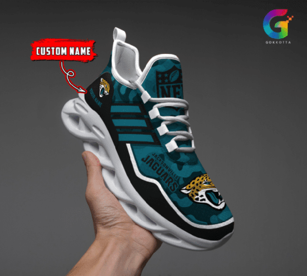 Ideafootwear Jacksonville Jaguars Max Soul Shoes Sneakers For Men And Women 24