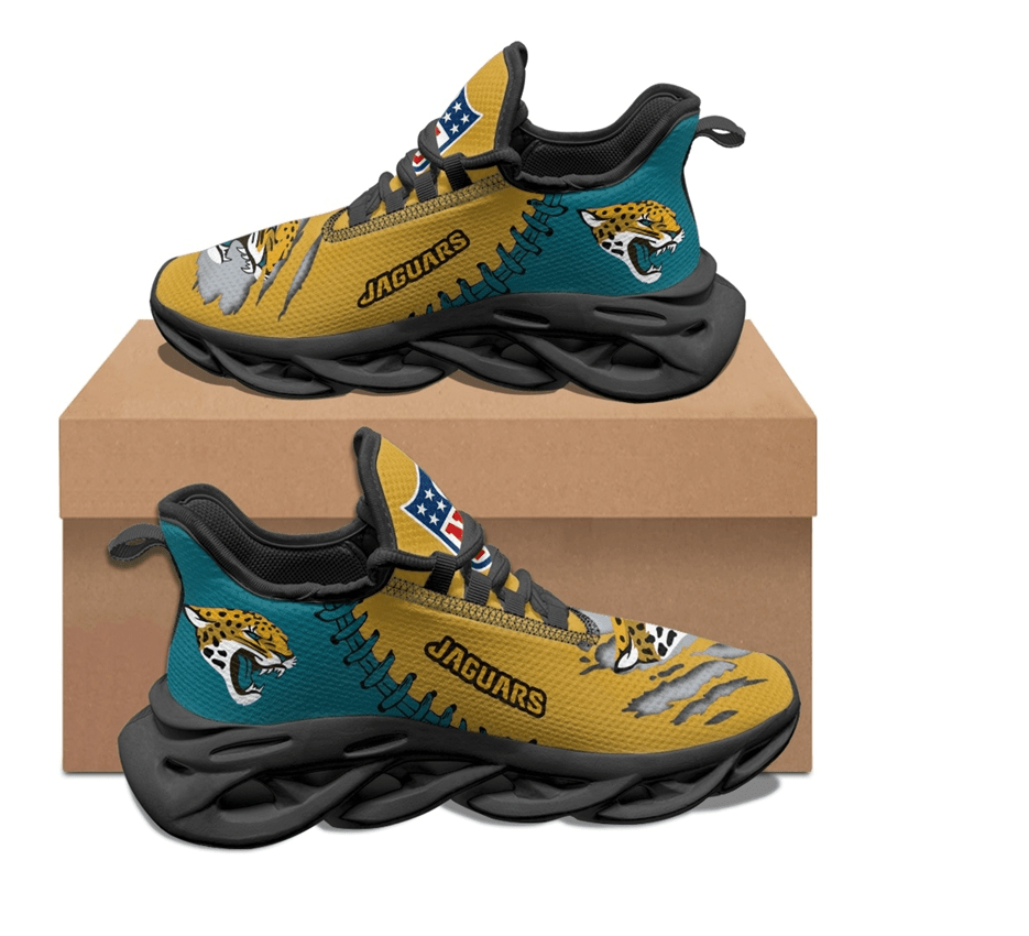 Ideafootwear Jacksonville Jaguars Max Soul Shoes Sneakers For Men And Women 21