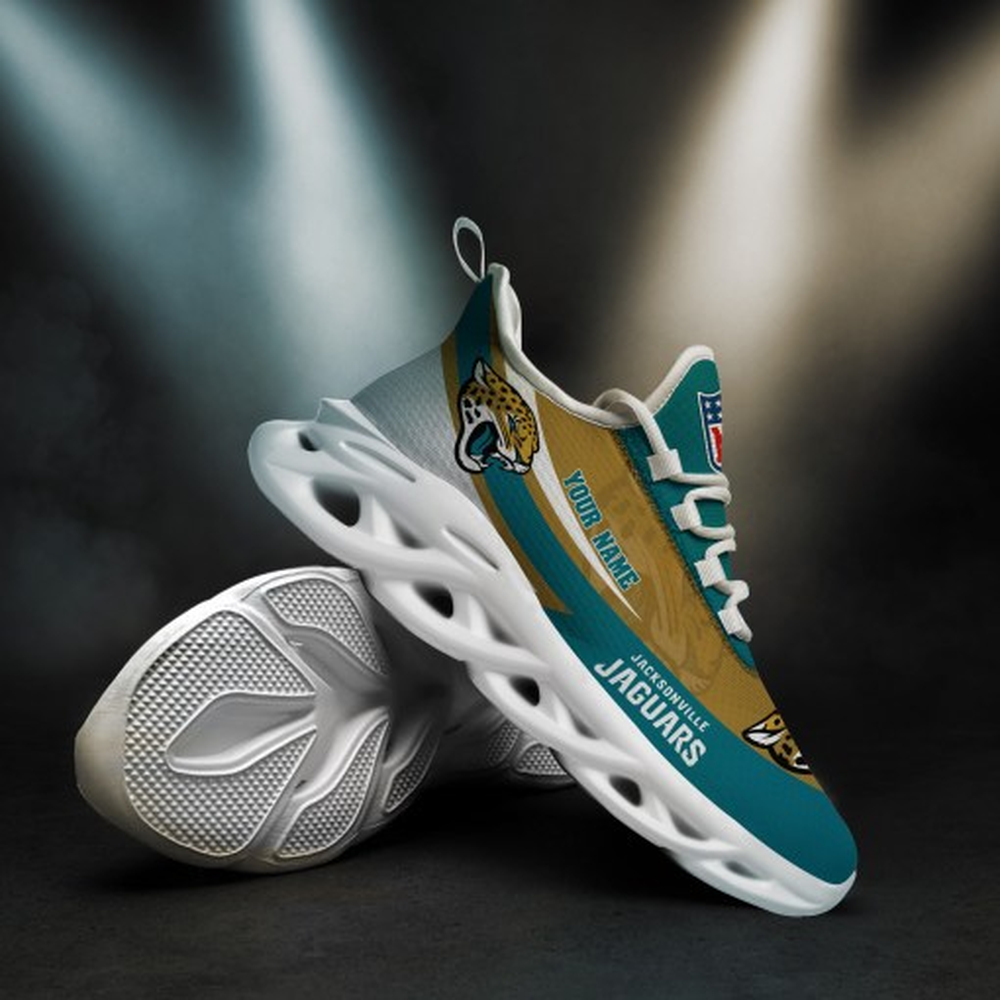 Ideafootwear Jacksonville Jaguars Max Soul Shoes Sneakers For Men And Women 38