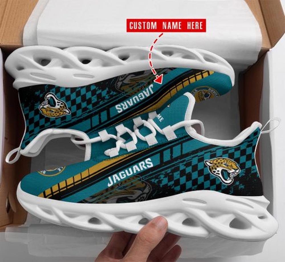 Ideafootwear Jacksonville Jaguars Max Soul Shoes Sneakers For Men And Women 26