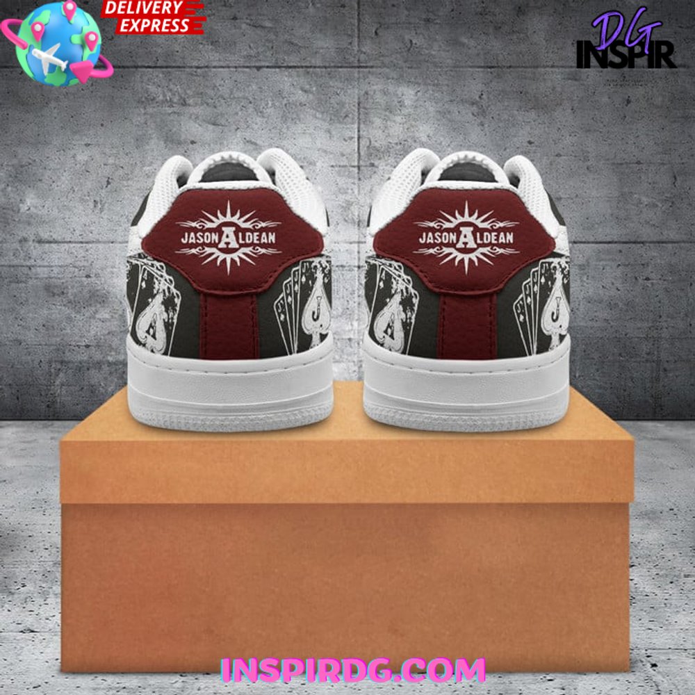 Ideafootwear Jason Aldean Air Low-Top Sneakers Shoes For Men And Women 5