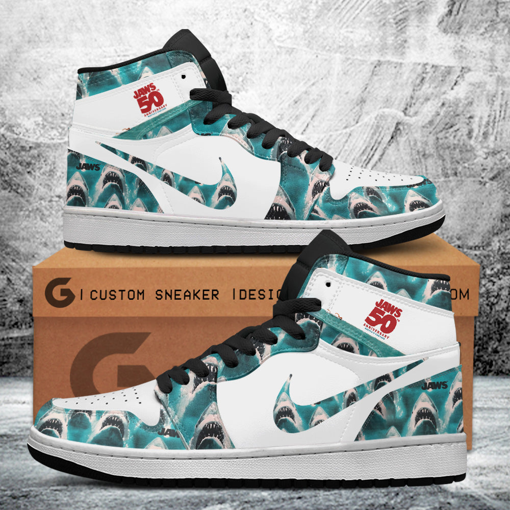 Ideafootwear Jaws AJ1 High Sneakers Shoes For Men And Women 2