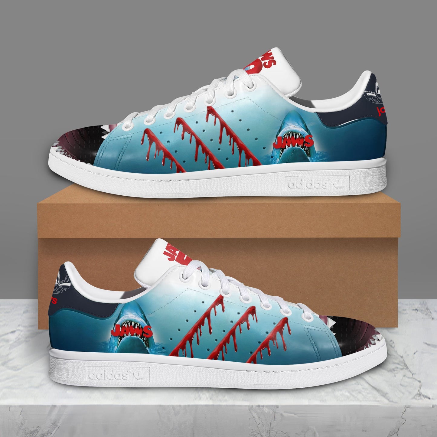 Ideafootwear Jaws Skate Stan Shoes Sneakes For Men And Women 4