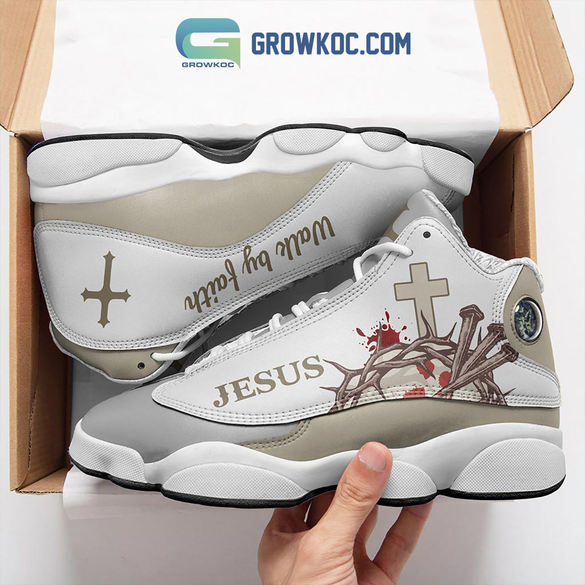 Ideafootwear Jesus AJ13 Sneakers Shoes For Men And Women 6