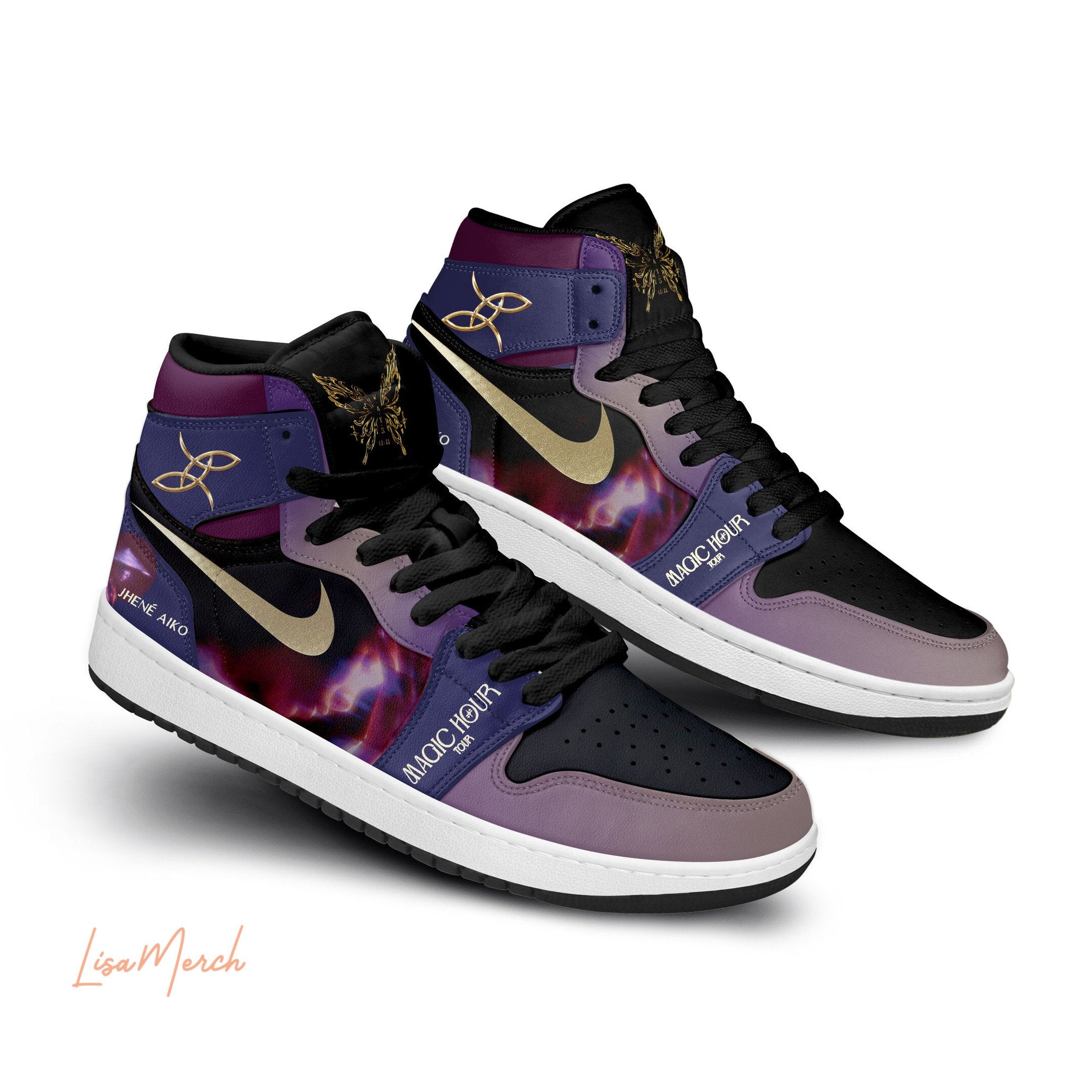 Ideafootwear Jhené Aiko AJ1 High Sneakers Shoes For Men And Women 1