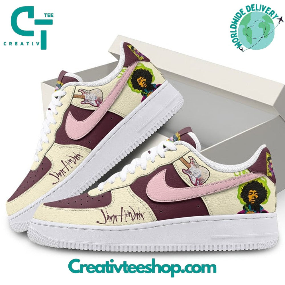Ideafootwear Jimi Hendrix Air Low-Top Sneakers Shoes For Men And Women 1