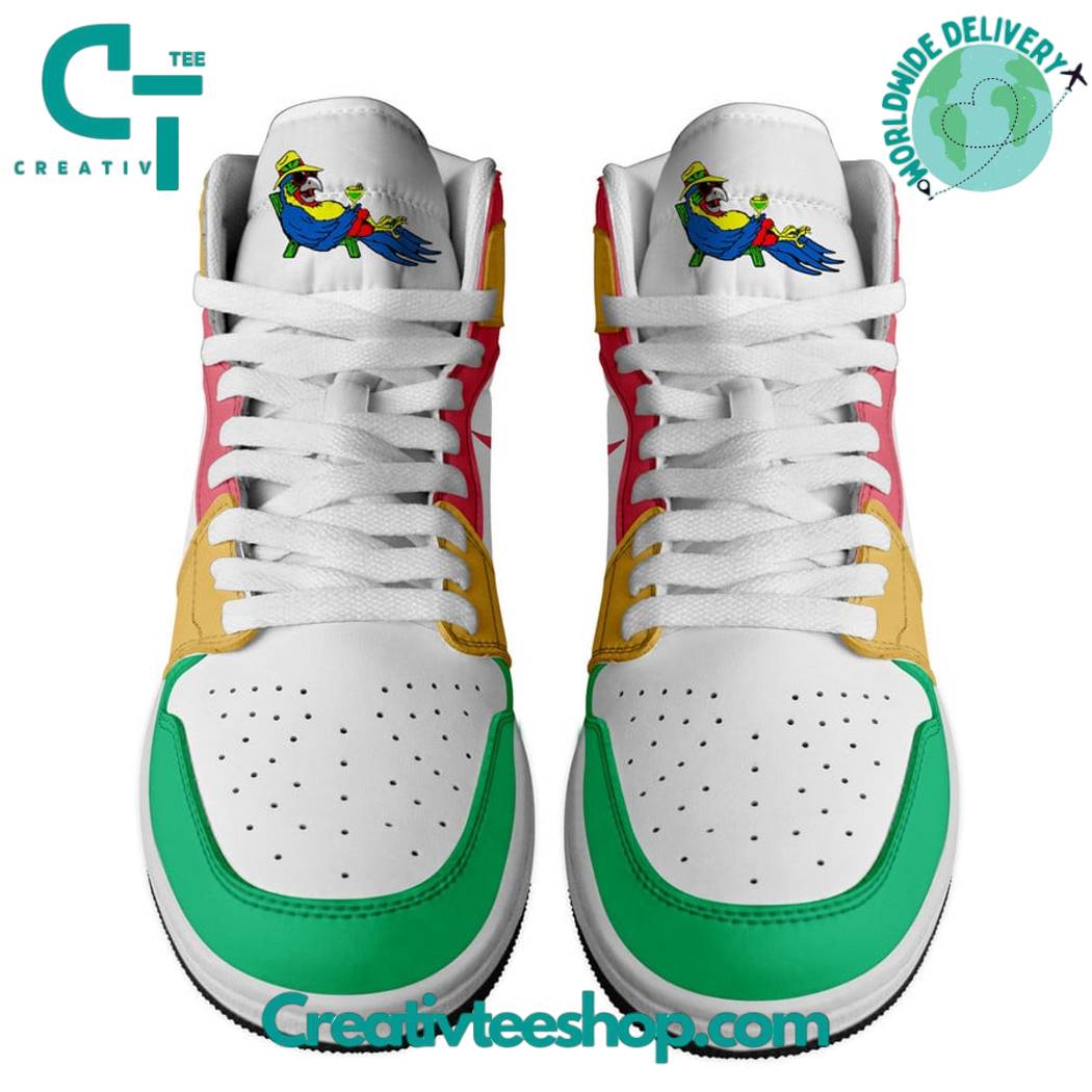 Ideafootwear Jimmy Buffett AJ1 High Sneakers Shoes For Men And Women 1
