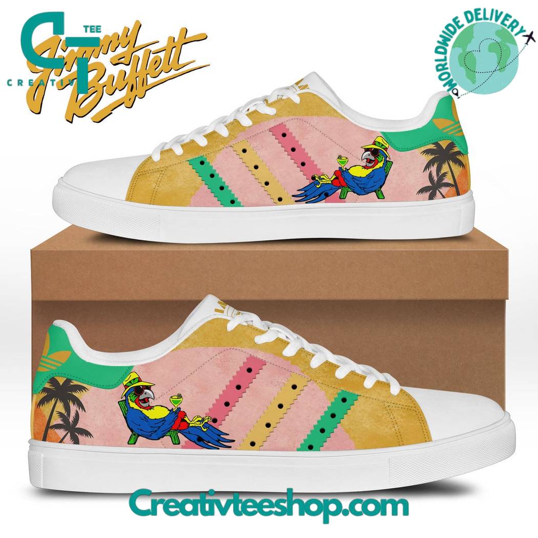 Ideafootwear Jimmy Buffett MargaritaVille Skate Stan Shoes Sneakes For Men And Women 1