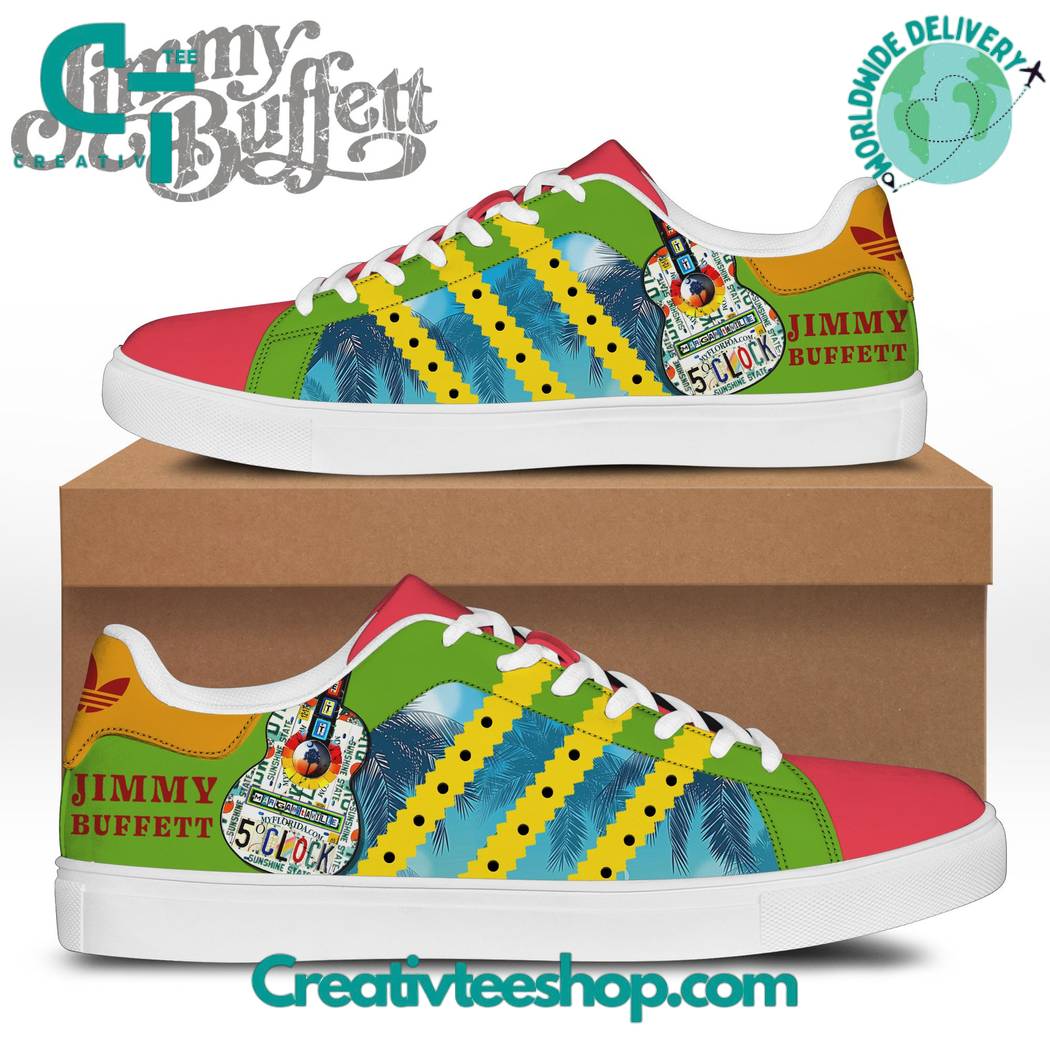 Ideafootwear Jimmy Buffett Skate Stan Shoes Sneakes For Men And Women 1