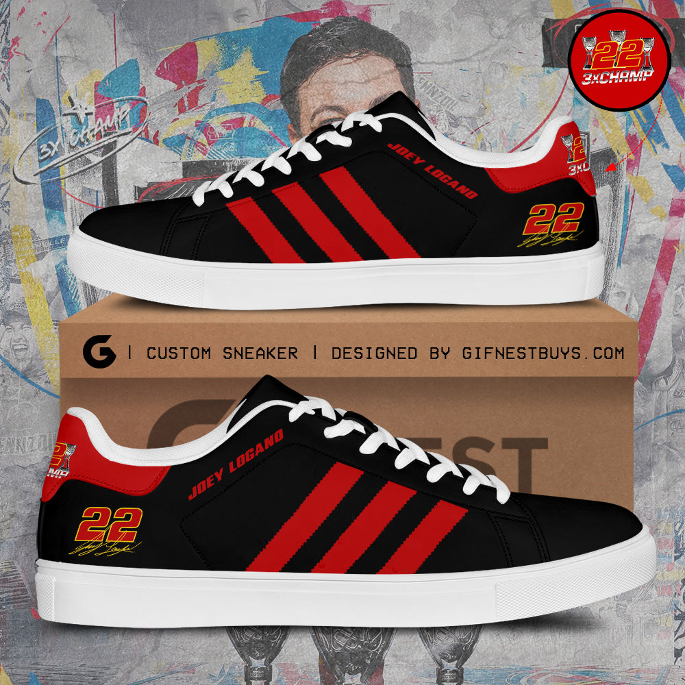 Ideafootwear Joey Logano Skate Stan Shoes Sneakes For Men And Women 1