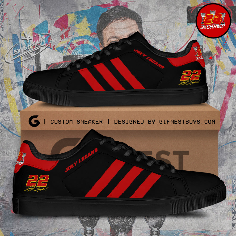 Ideafootwear Joey Logano Skate Stan Shoes Sneakes For Men And Women 1
