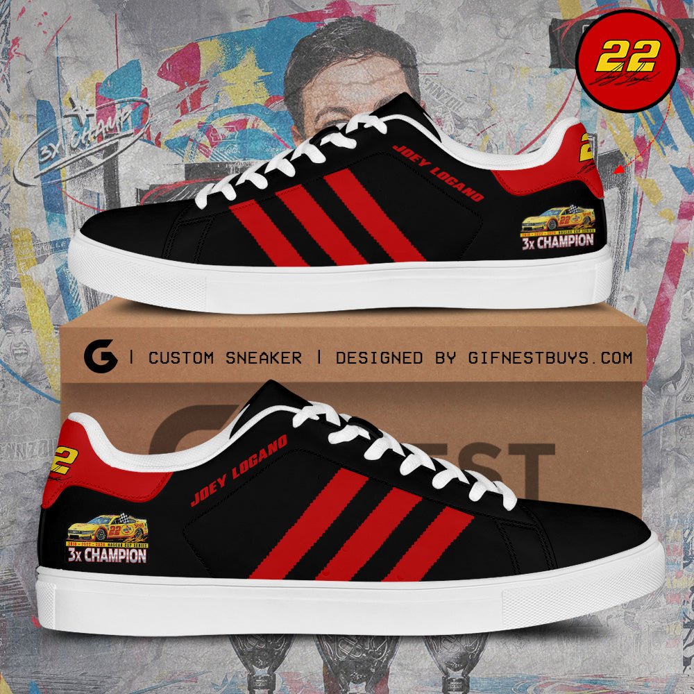 Ideafootwear Joey Logano Skate Stan Shoes Sneakes For Men And Women 2