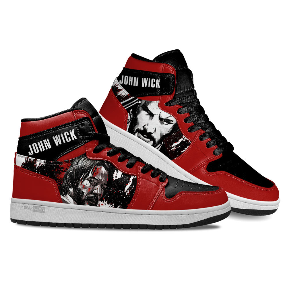 Ideafootwear John Wick AJ1 High Sneakers Shoes For Men And Women 1