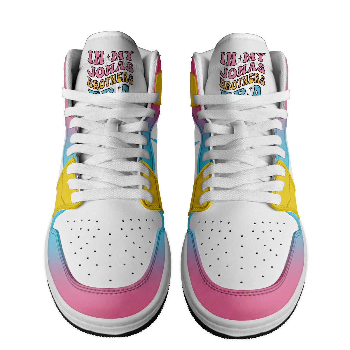 Ideafootwear Jonas Brothers AJ1 High Sneakers Shoes For Men And Women 5