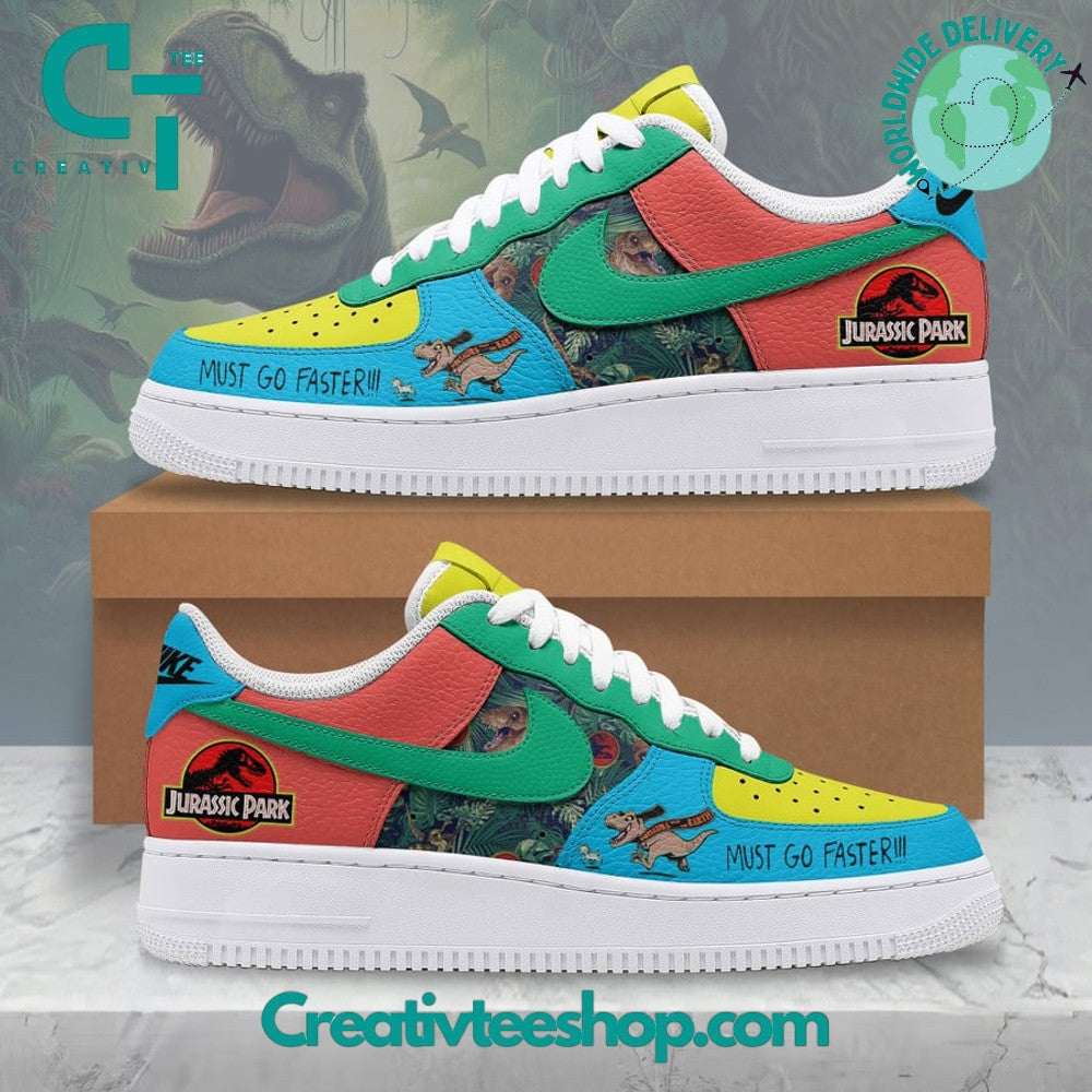 Ideafootwear Jurassic Park Air Low-Top Sneakers Shoes For Men And Women 1