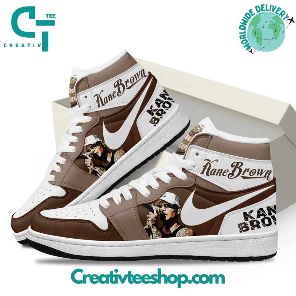 Ideafootwear Kane Brown AJ1 High Sneakers Shoes For Men And Women 2