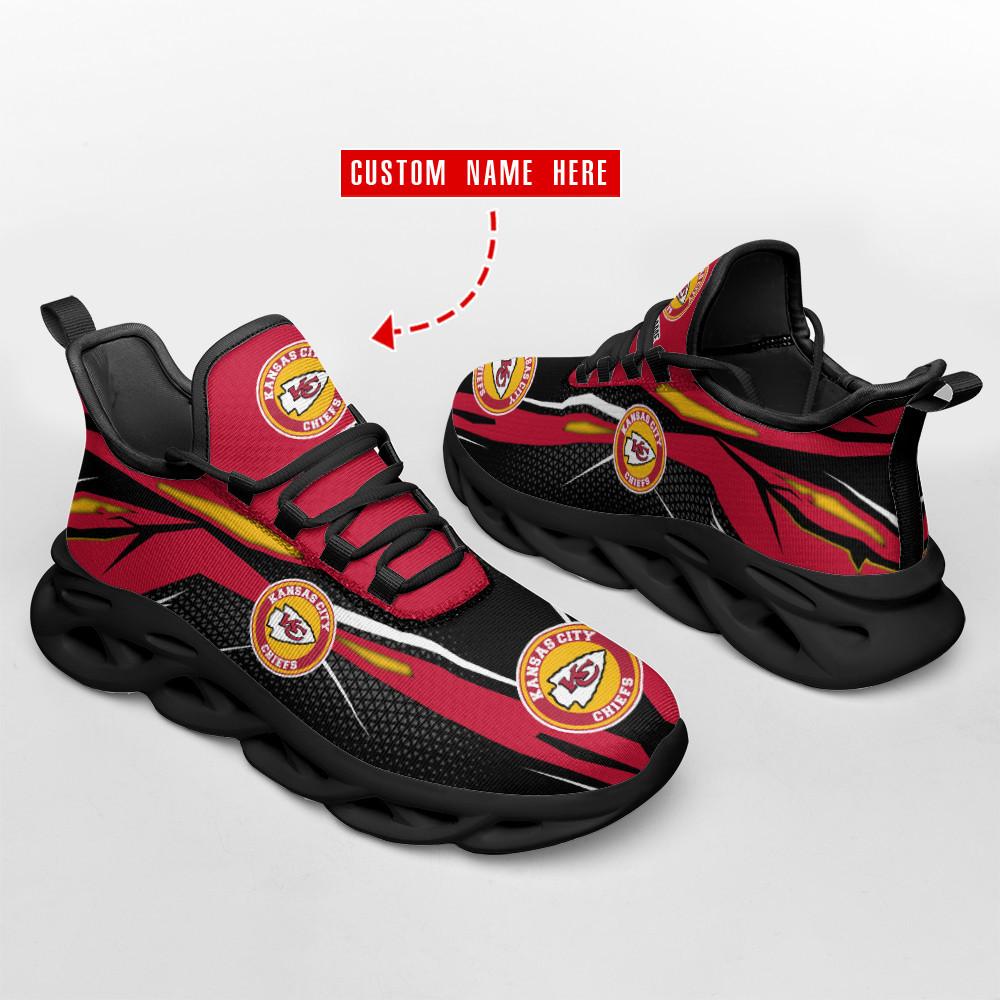 Ideafootwear Kansas City Chiefs Max Soul Shoes Sneakers For Men And Women 46