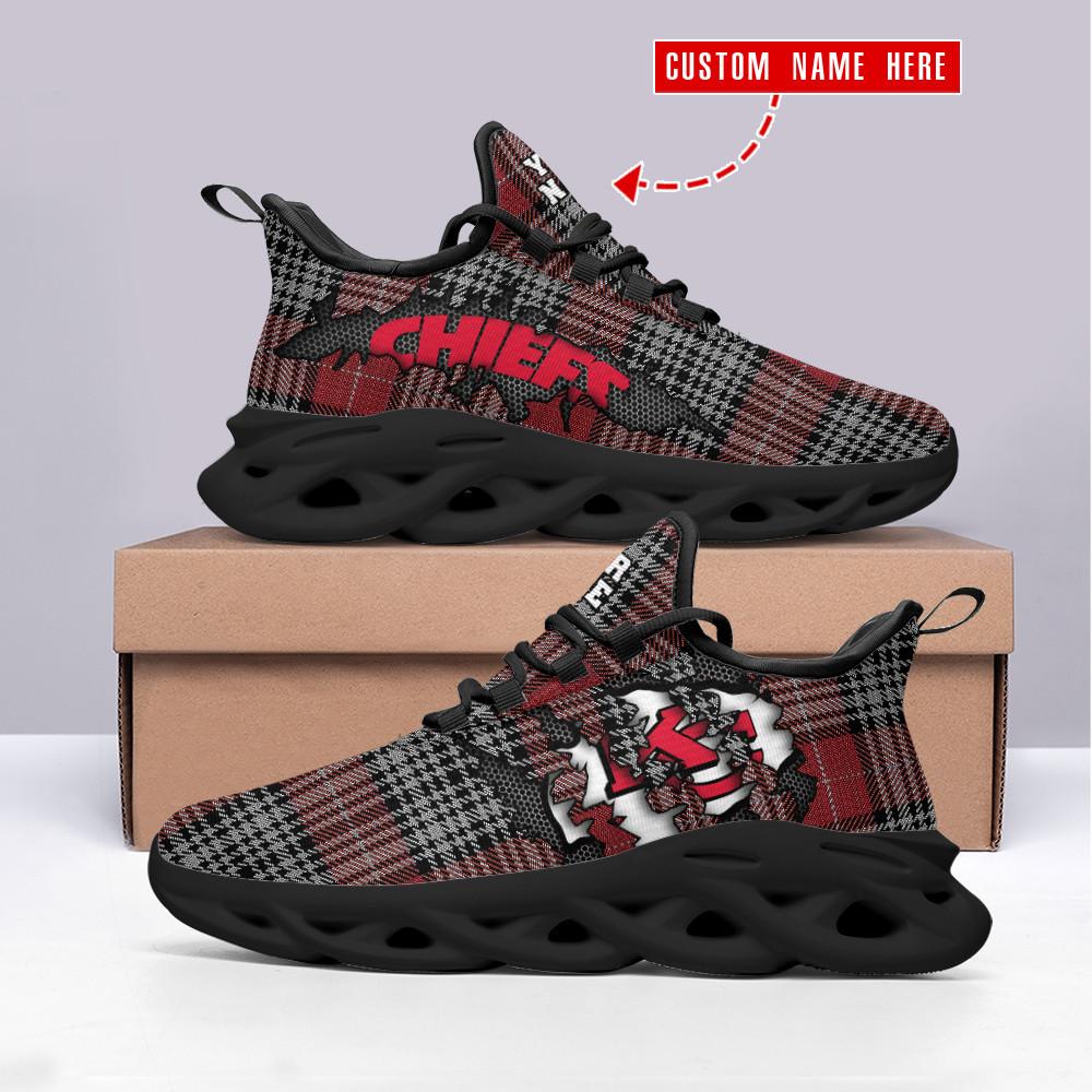 Ideafootwear Kansas City Chiefs Max Soul Shoes Sneakers For Men And Women 48
