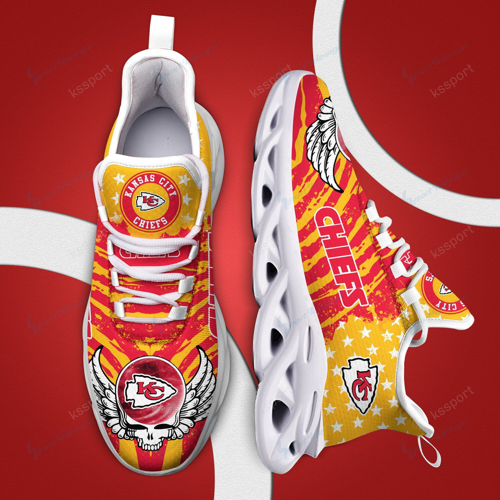 Ideafootwear Kansas City Chiefs Max Soul Shoes Sneakers For Men And Women 73