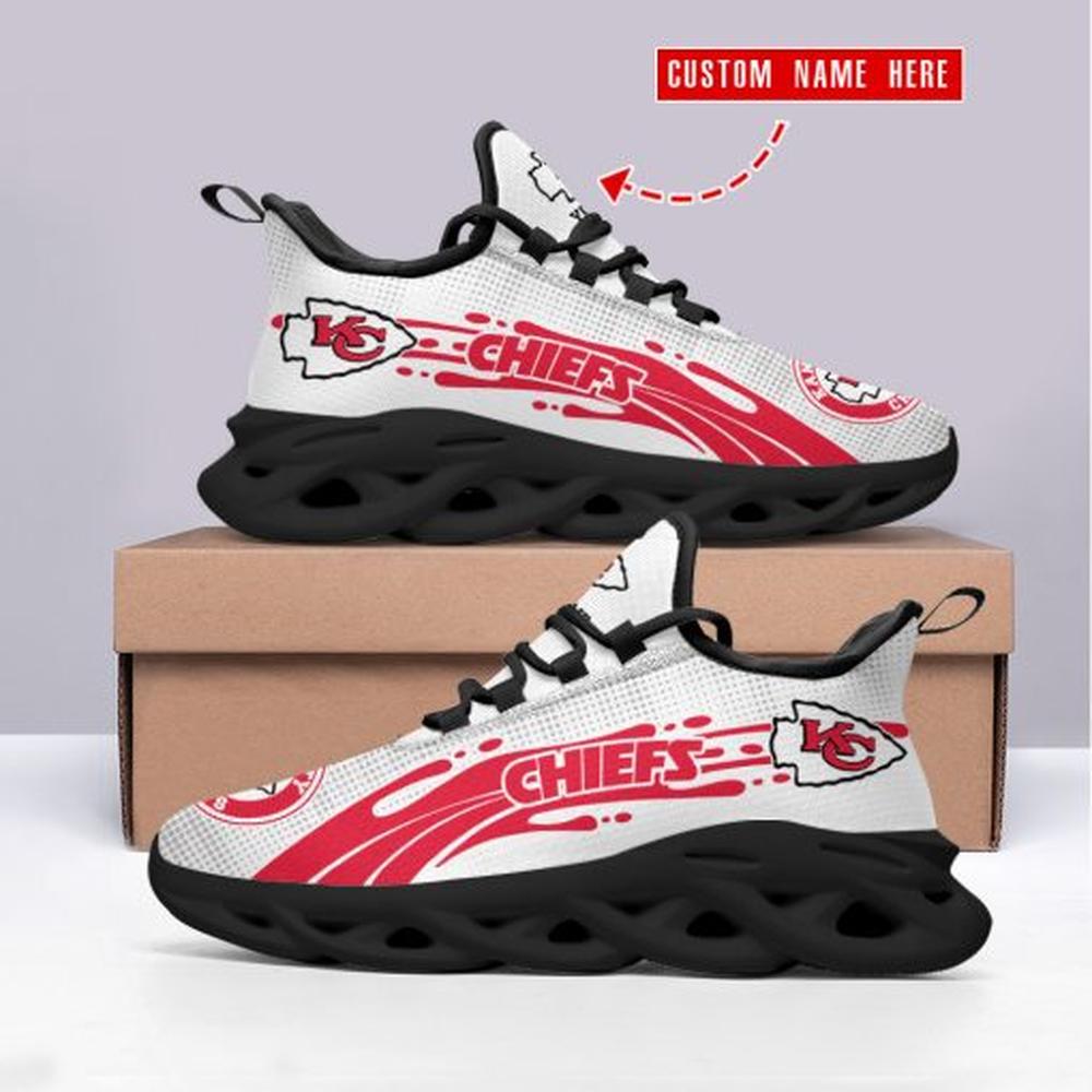 Ideafootwear Kansas City Chiefs Max Soul Shoes Sneakers For Men And Women 43