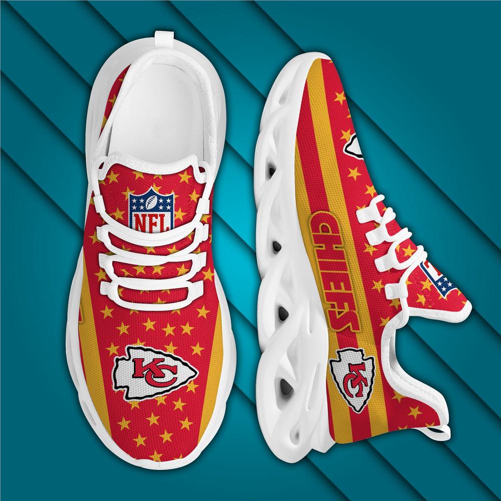 Ideafootwear Kansas City Chiefs Max Soul Shoes Sneakers For Men And Women 9