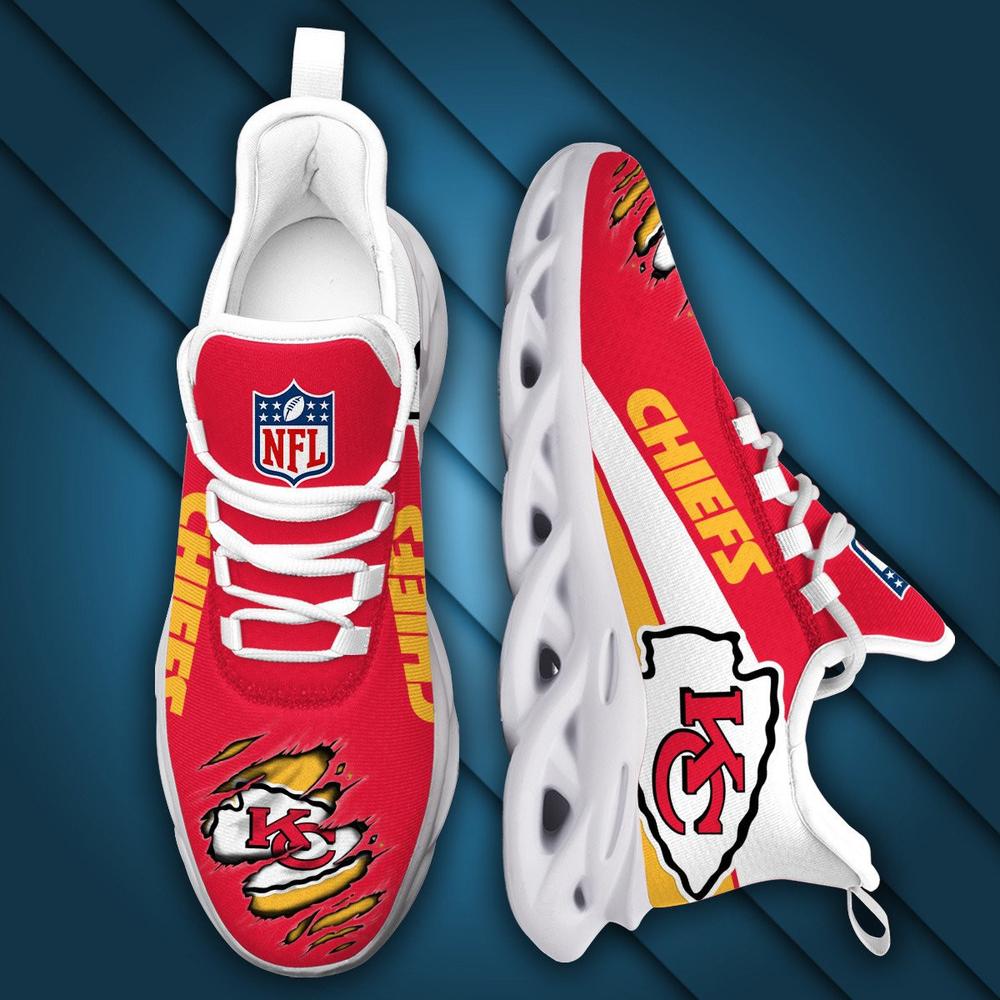 Ideafootwear Kansas City Chiefs Max Soul Shoes Sneakers For Men And Women 4