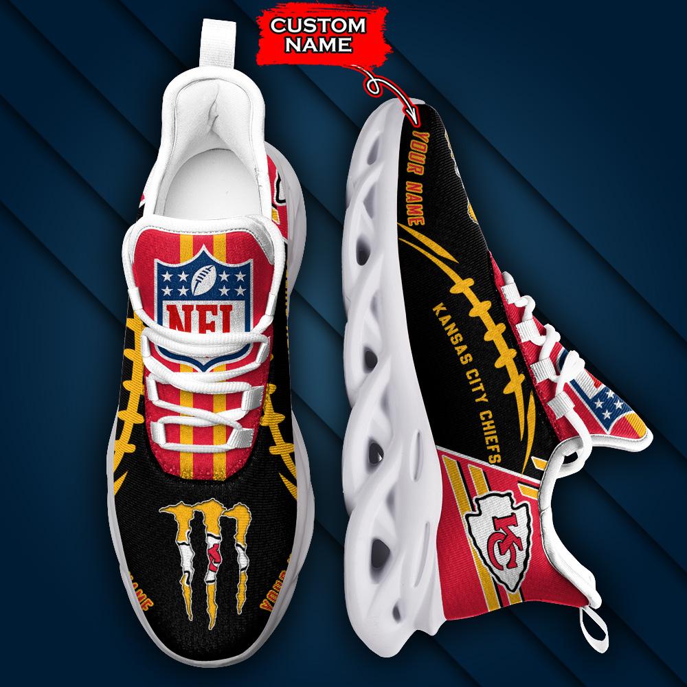 Ideafootwear Kansas City Chiefs Max Soul Shoes Sneakers For Men And Women 52