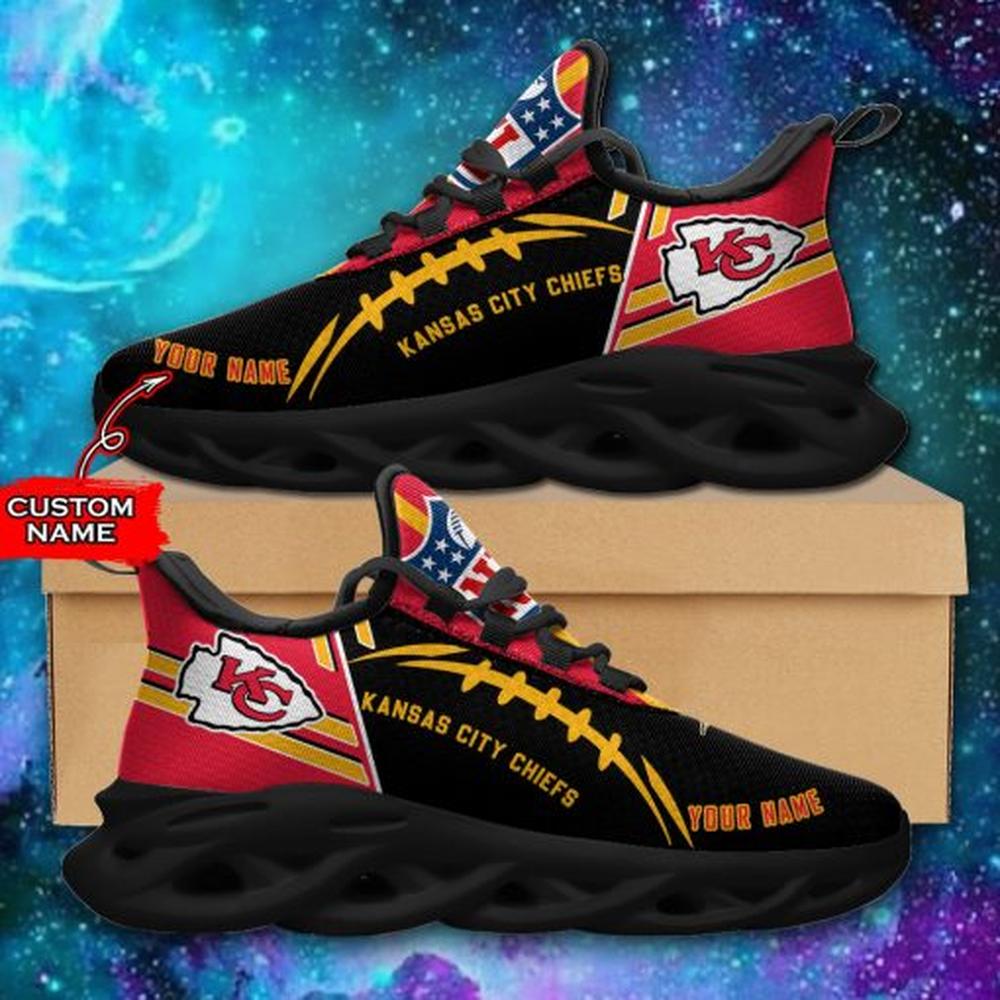 Ideafootwear Kansas City Chiefs Max Soul Shoes Sneakers For Men And Women 52