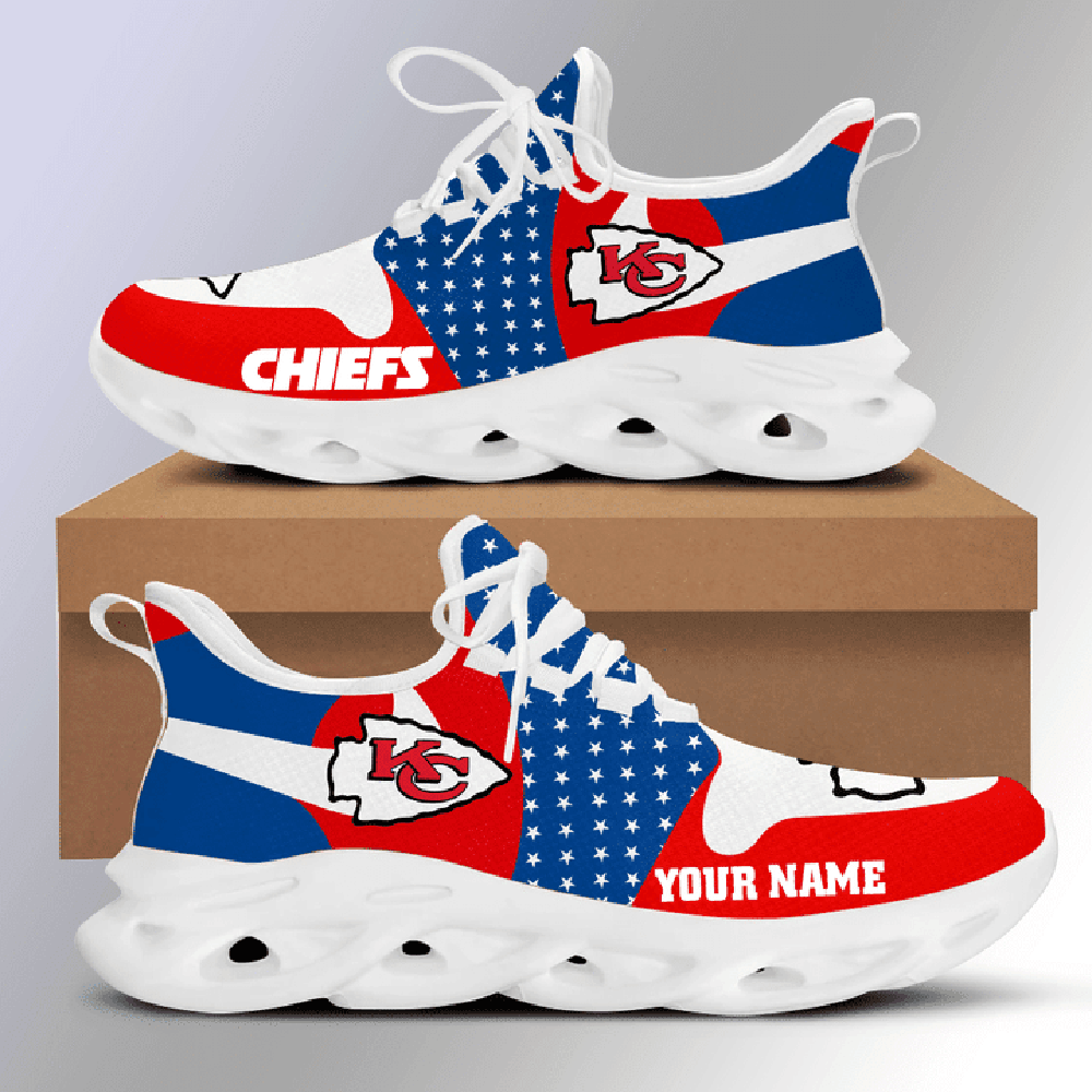 Ideafootwear Kansas City Chiefs Max Soul Shoes Sneakers For Men And Women 1