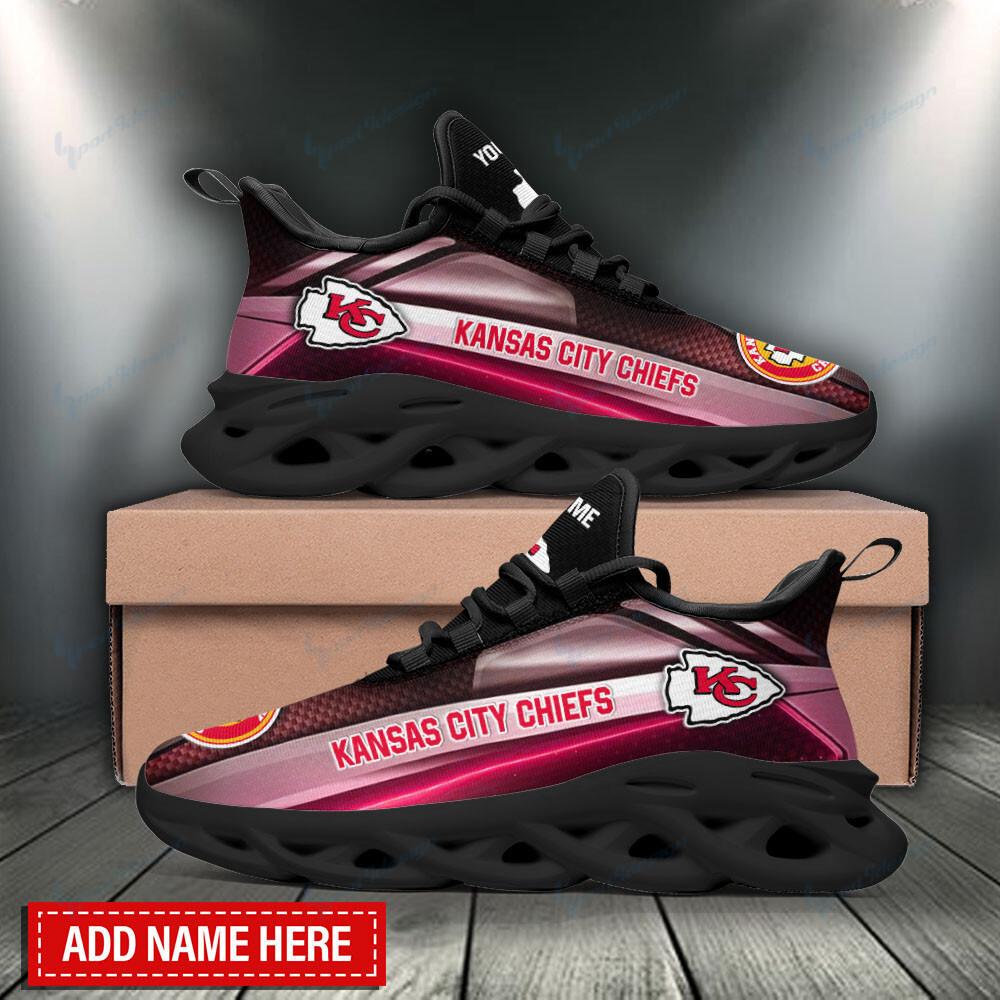 Ideafootwear Kansas City Chiefs Max Soul Shoes Sneakers For Men And Women 40