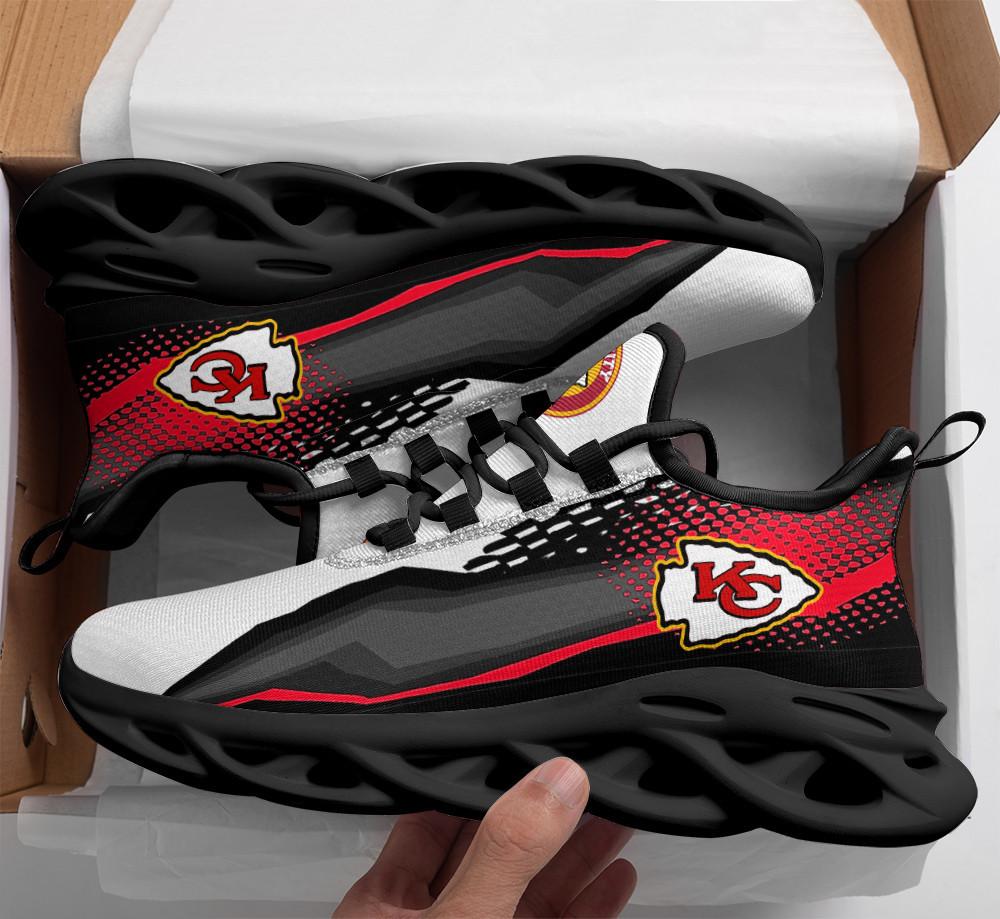 Ideafootwear Kansas City Chiefs Max Soul Shoes Sneakers For Men And Women 8