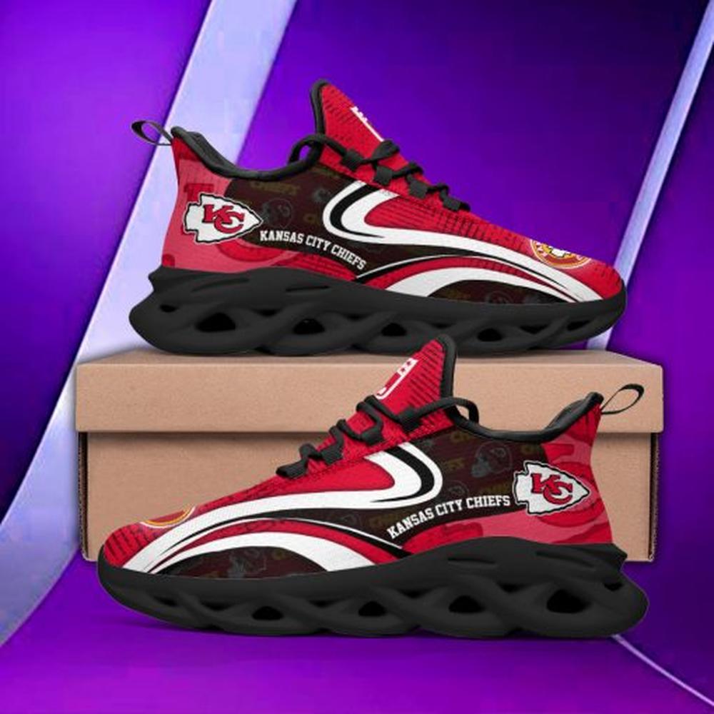 Ideafootwear Kansas City Chiefs Max Soul Shoes Sneakers For Men And Women 11