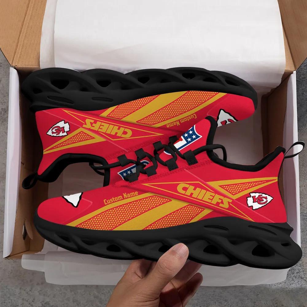 Ideafootwear Kansas City Chiefs Max Soul Shoes Sneakers For Men And Women 7