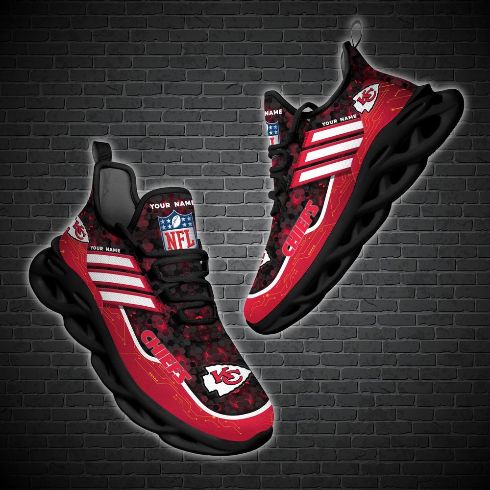 Ideafootwear Kansas City Chiefs Max Soul Shoes Sneakers For Men And Women 64