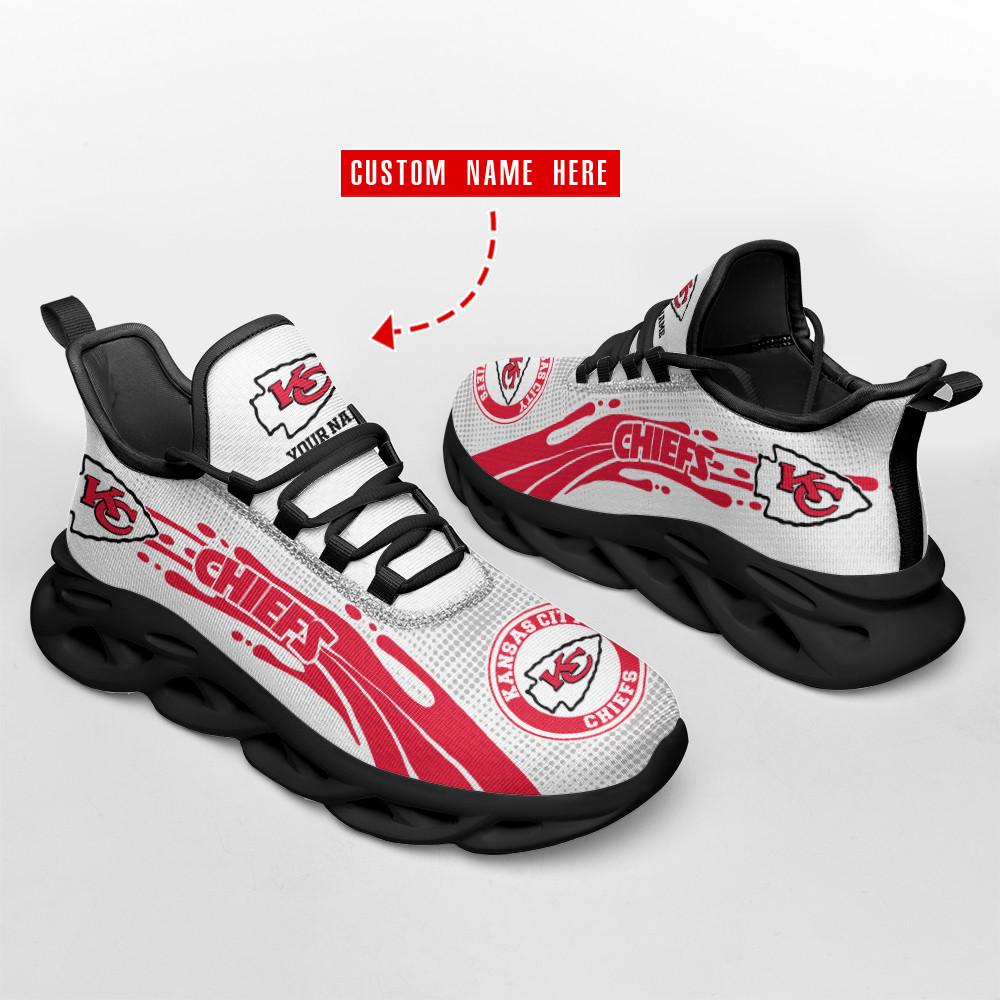 Ideafootwear Kansas City Chiefs Max Soul Shoes Sneakers For Men And Women 43