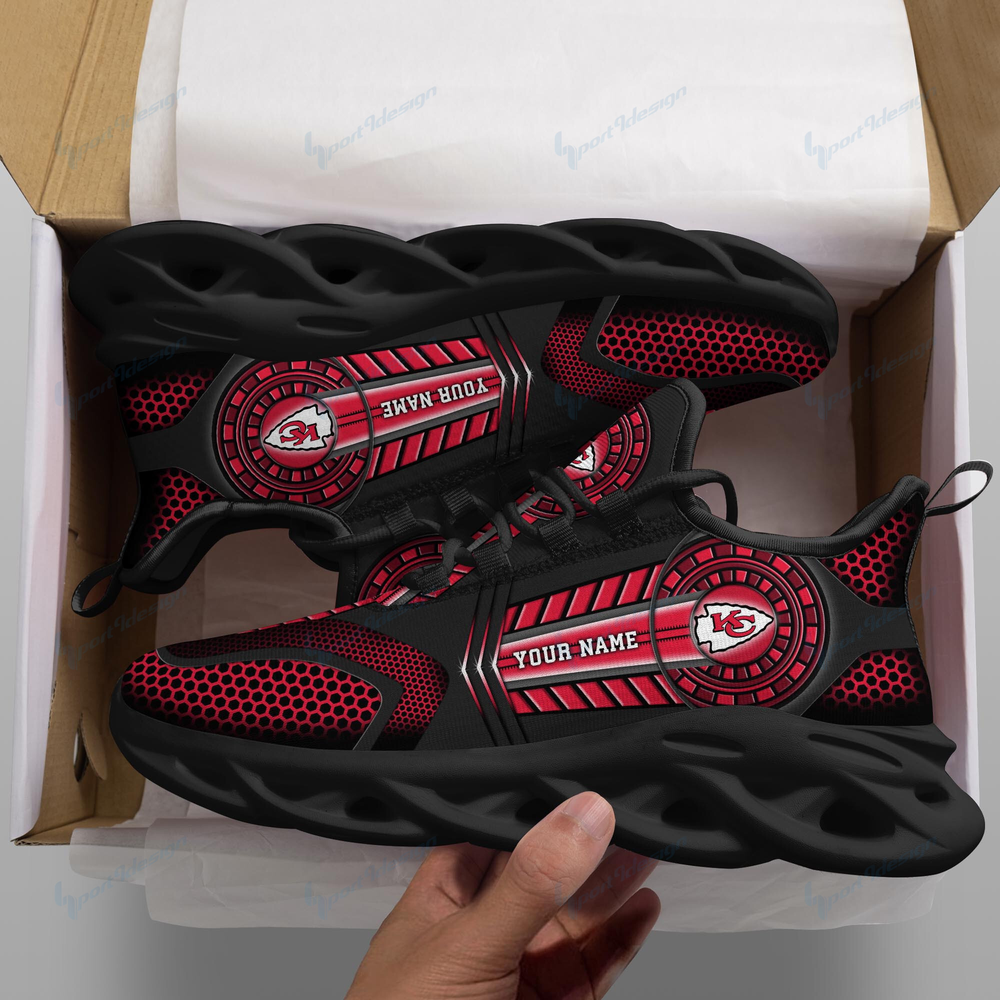Ideafootwear Kansas City Chiefs Max Soul Shoes Sneakers For Men And Women 60