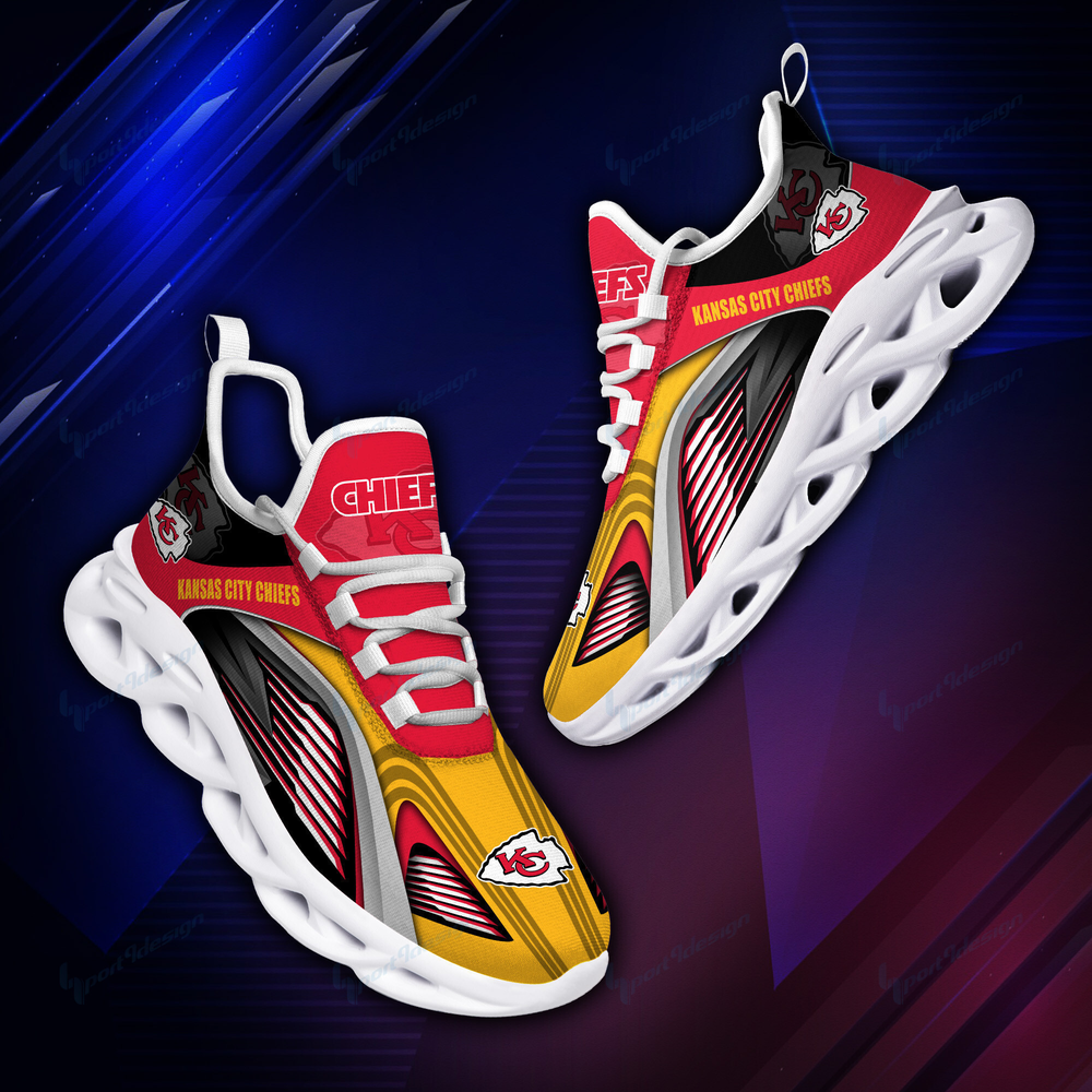 Ideafootwear Kansas City Chiefs Max Soul Shoes Sneakers For Men And Women 69